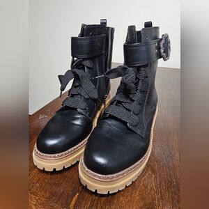 Sam & Libby Samantha Combat boots sz 11